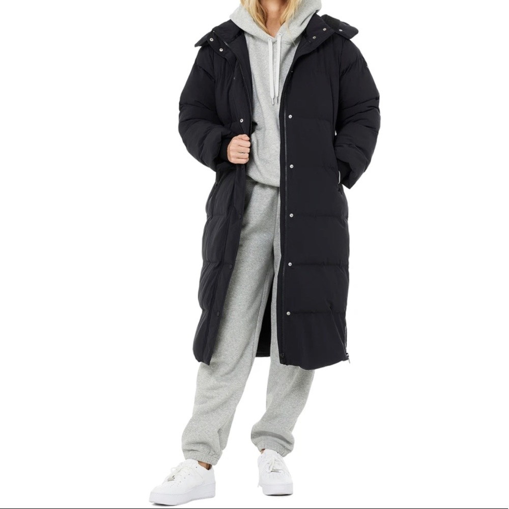 ALO Yoga Aurora Puffer Coat Black Sz Small